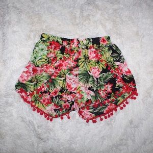 Francesca’s Floral Light Weight Shorts
